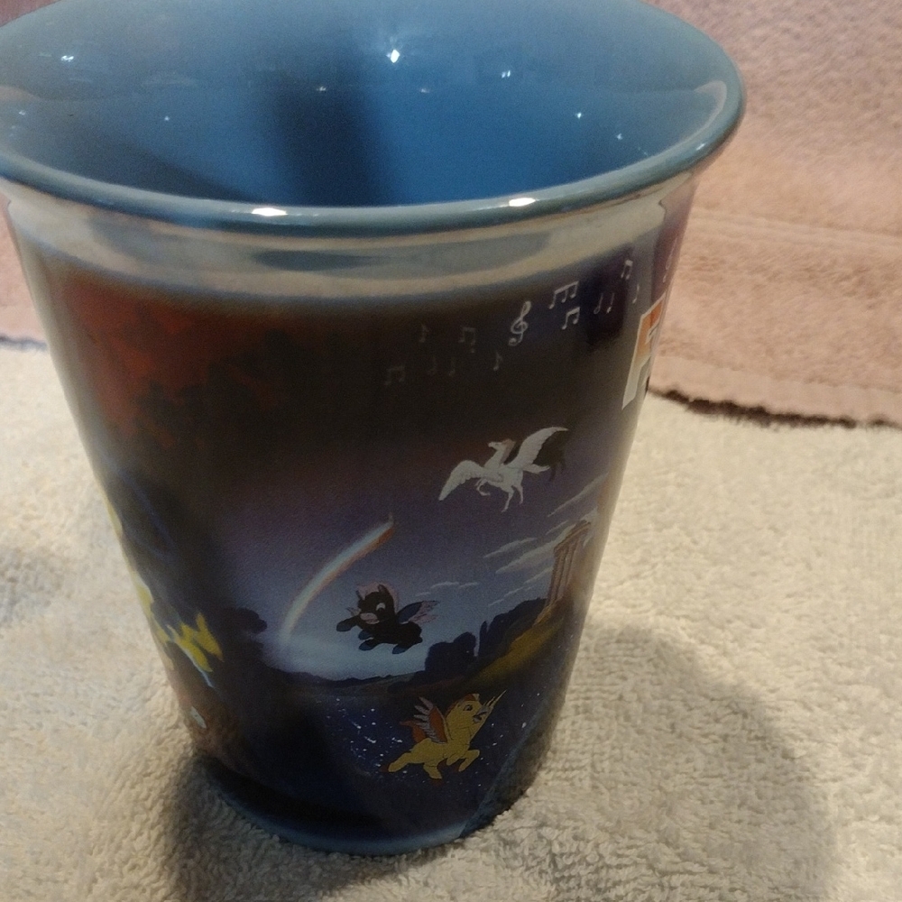 Disney Fantasia Blue Mug with Broom Handle - Picture 3 of 5